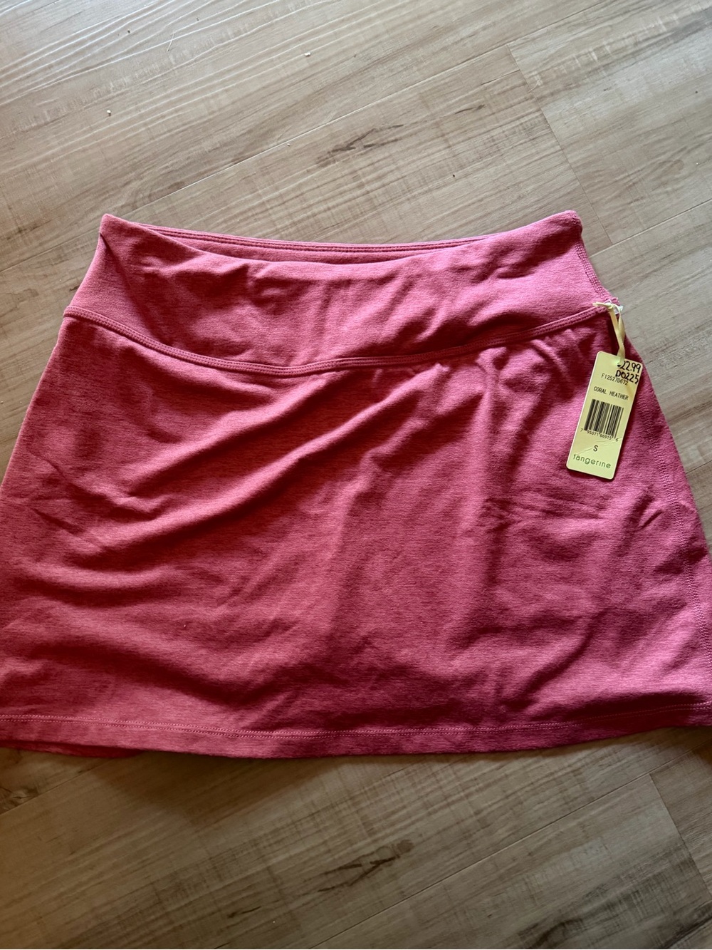 Tangerine Pink Mini Skort